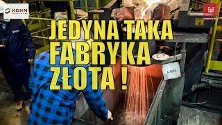 #KGHM Wydział Metali Szlachetnych. Jedyna w Polsce #fabryka złota #złoto #KGHM #platyna #selen #dron