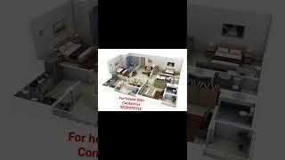 3d house plan||30 by 40 house Plan #3bedroom #houseplaning #3bhkhouseplan #housedeign #viral