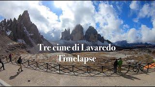 Timelapse Tre cime di Lavaredo 4K