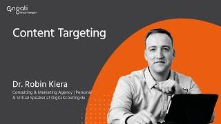 Content targeting - Dr. Robin Kiera on Engati CX