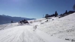 Ski Alpin Talabfahrt Gitschberg Meransen blaue Piste