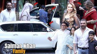 Salman Khan With Family Arrives At Brother Arbaaz Khan’s Second Marriage With Shura Khan