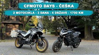 CFMOTO DAYS ČEŠKA - Sa 2 motocikla, u 3 dana i kroz 4 države - Ukupno 1700 km vožnje