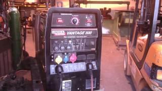 Lincoln Vantage 500 Diesel Welder with Lincoln LN25 Wire Feed for MIG GMAW Welding