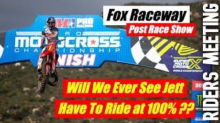 Jett Lawrence Makes It 24-0! - Riders Meeting | Fox Raceway