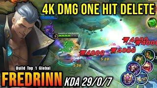 29 Kills!! 4K Damage Fredrinn Full Def Build (ONE HIT DELETE) - Build Top 1 Global Fredrinn ~ MLBB