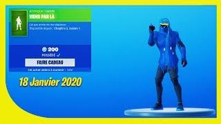 BOUTIQUE FORTNITE du 18 Janvier 2020 ! ITEM SHOP January 18 2020 !