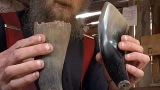 Polishing Cattle Horns