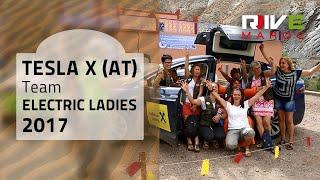 Electrified Women Team Electric Ladies (Tesla X) at erallye RIVE Maroc 2017