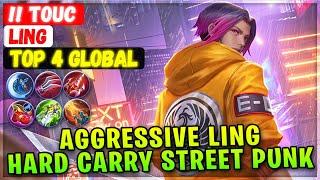 Aggressive Ling Hard Carry Street Punk [ Top 4 Global Ling ] !! TouC - Mobile Legends Emblem Build