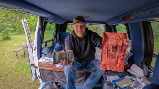 Two Tiny Jails & a U.S. Humanitarian MRE -Van Camping at a Packed Park