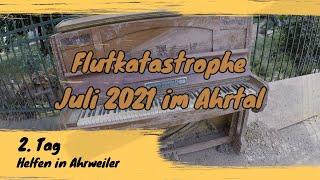 Helfer im Ahrtal nach der Flutkatastrophe, 27 Juli 2021 Ahrweiler