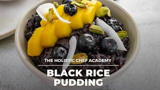 How To Cook Thai Black Rice Pudding (Using Thai Riceberry)