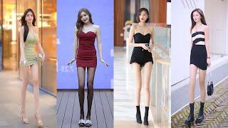 Mejores Street Fashion Tik Tok 2021 | Hottest Chinese Girls Street Fashion Style 2021 Ep.125