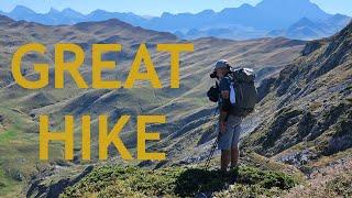 Hiking in Pyrenees Mountains, Peak Pau, GoPro Travel Vlog