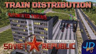 Train Distribution ️ Workers & Resources ️ Ep9  Lets Play, Tutorial, Walkthrough