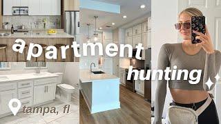 APARTMENT HUNTING in Tampa, Florida! (luxury apartments, tours + prices!)