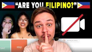 I PRETENDED to be FILIPINO on Omegle - AMAZING REACTIONS