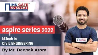 ASPIRE SERIES 2022 | Civil Engineering | IMS GATE Academy