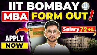 IIT Bombay MBA Form Out|CAT Cutoff, Fees, Placement & IIT Bombay SJMSOM Admission Criteria #CAT2024