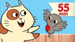 Little Robin Redbreast + More | Nursery Rhymes & Children's Songs | Super Simple Songs