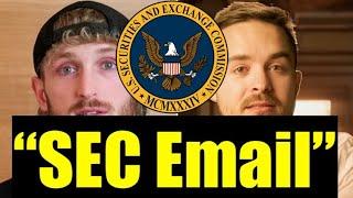 CoffeeZilla Reports Logan Paul to SEC For Defrauding Investors Email