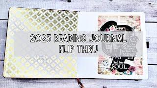 2025 Reading Journal Flip Thru