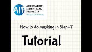 Siemens S7 How to do MASK ON WORD and WAND_W instruction in Siemens step-7