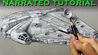 How to Draw the Millennium Falcon