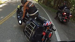 Harley Davidson "Wreck" on the Tail of the Dragon