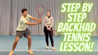 Complete Beginner Backhand Guide | Step-by-Step Tennis Lesson