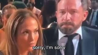 Jennifer Lopez and Ben Affleck at the Grammys