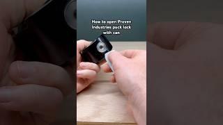 Proven Industries puck lock opened with can