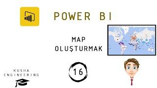 Map Görseli Kullanımı // Power BI  Dersleri - 16