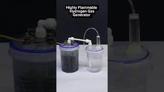 Highly flammable HHO gas generator #shorts