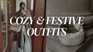 10 COZY & FESTIVE OUTFITS YOU'LL LOVE FOR WINTER | GOELIA Try-On Haul