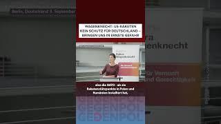 #gegenpol #shorts #shortsfeed #wagenknecht #deutschland #nato #usa #ukraine #raketen #russland #bsw