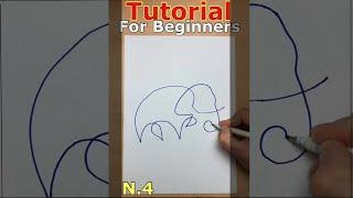 Drawing for Beginners DESENHO TUTORIAL Zeichnen  #3DdrawJG