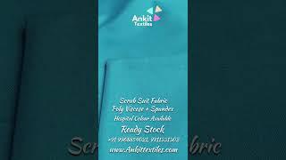 Scrub Suit Fabric Poly Viscose spandex #scrubsuit #spandex #uniformfabric #ankittextiles