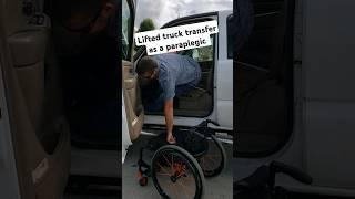 Confidence in your transfers is ! #viralreels #wheelchairlife #wheelchairskills #wheelchair #video