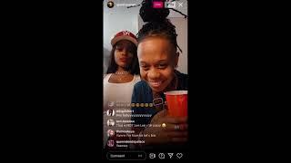 Gramz &  New Girlfriend First Sighting on IG Live - May 2021