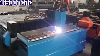 WISDOM CNC Aluminum Plasma Cutting Machine with 100A plasma source