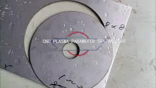 cnc plasma cutting machine set and cut easy steps