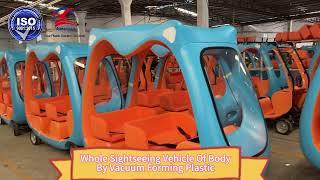 Whole Sightseeing Vehicle Of Body Made By Vacuum Forming Plastic/Thermoforming process