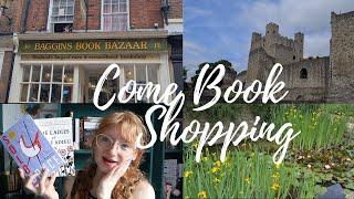 The Largest Second-hand bookshop in England - Book shopping in Rochester daily vlog - Reading Nymph