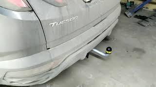 Фаркоп на Hyundai Tucson 2021- без подрезки бампера Motodor