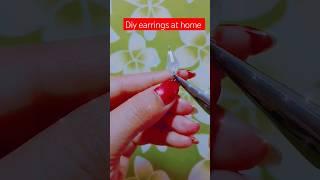 diy earrings at home | earrings making | #diyearrings #handmadejewelry #shorts #crafteraditi