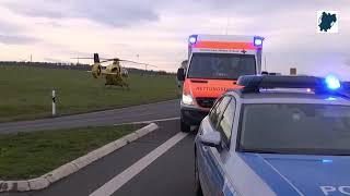 Verkehrsunfall mit schwerstverletztem Kradfahrer bei Westerburg