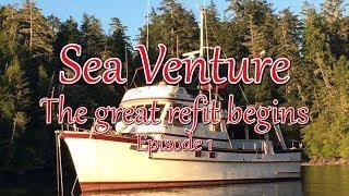 The Great Refit Begins - Stabilizing our Ocean Going Power Boat Sea Venture - EP 13