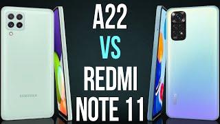 A22 vs Redmi Note 11 (Comparativo)